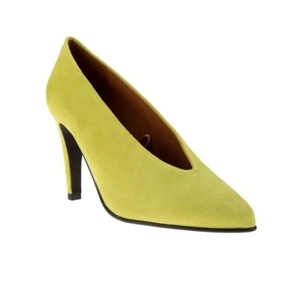 ASOS Neon Yellow Heels - Picture 2 of 15